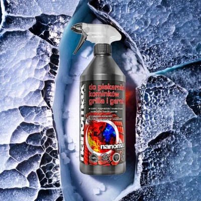 Nanomax Professional środek do czyszczenia piekarników, kominków i grilla w sprayu 1l