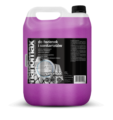 Nanomax Professional środek do czyszczenia łazienek i sanitariatów 5l