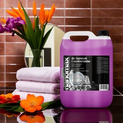 Nanomax Professional środek do czyszczenia łazienek i sanitariatów 5l