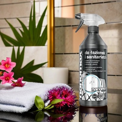 Nanomax Professional środek do czyszczenia łazienek i sanitariatów w sprayu 1l