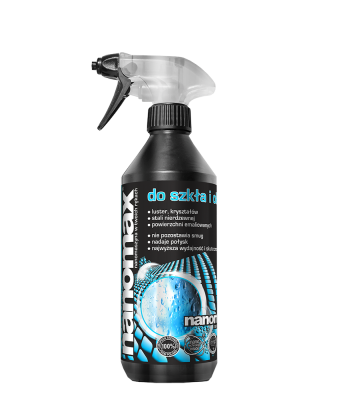 Nanomax Professional środek do czyszczenia szkła i okien w sprayu 500ml