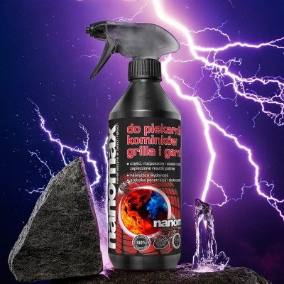 Nanomax Professional środek do czyszczenia piekarników, kominków i grilla w sprayu 500ml