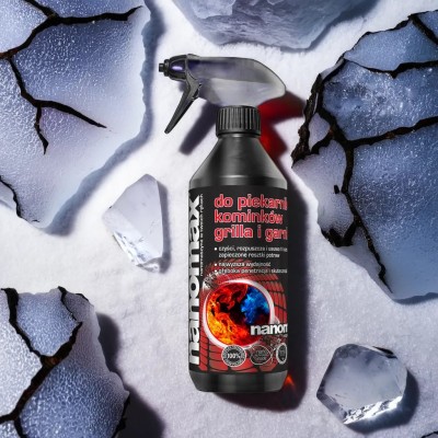 Nanomax Professional środek do czyszczenia piekarników, kominków i grilla w sprayu 500ml