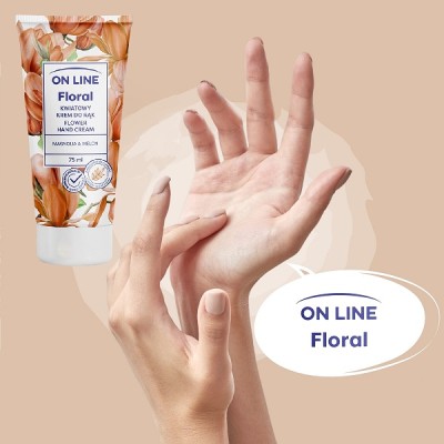 On Line Floral Magnolia i Melon krem do rąk 75ml