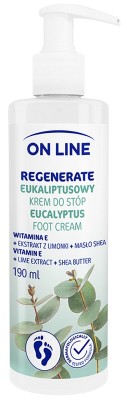 On Line Eukaliptus krem do stóp z dozownikiem 190ml