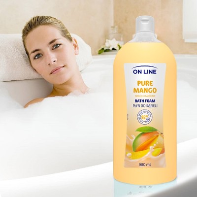On Line Pure Mango płyn do kąpieli 980ml