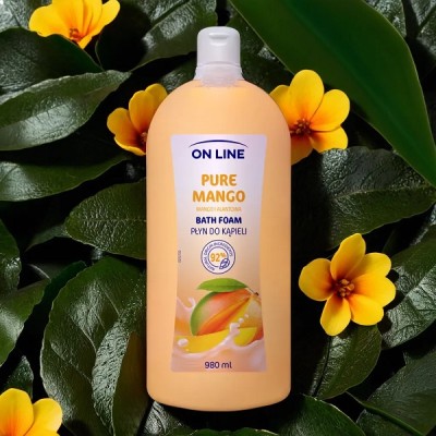 On Line Pure Mango płyn do kąpieli 980ml