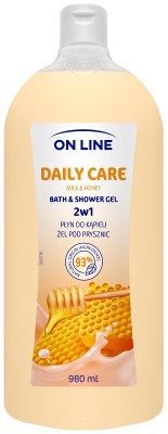 On Line Daily Care 2w1 żel i płyn do kąpieli 980ml