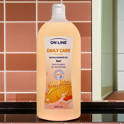 On Line Daily Care 2w1 żel i płyn do kąpieli 980ml