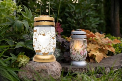 Bolsius Złote Serce lampion  3s 18 znicz 6 sztuk