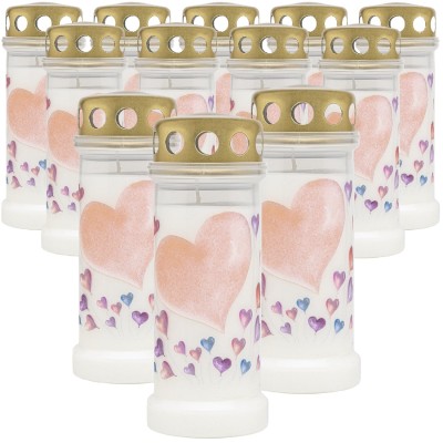 Bolsius Baloniki znicz z metalowym deklem 12 sztuk