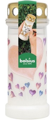 Bolsius Baloniki znicz z metalowym deklem 12 sztuk