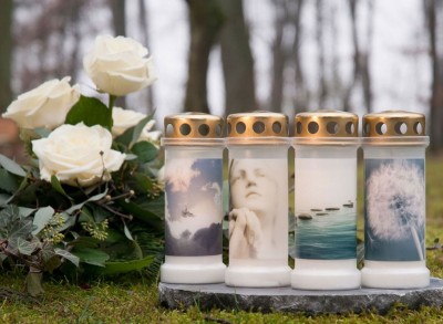 Bolsius Serce znicz z metalowym deklem 12 sztuk