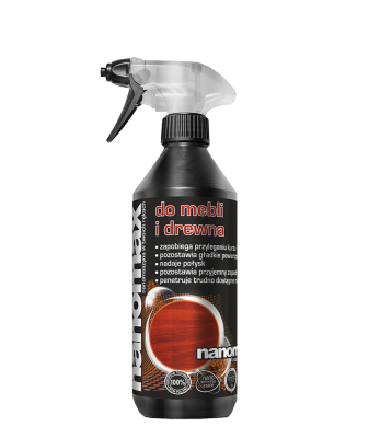 Nanomax Professional środek do czyszczenia mebli i drewna w sprayu 500ml