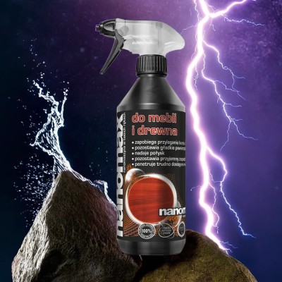 Nanomax Professional środek do czyszczenia mebli i drewna w sprayu 500ml