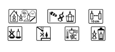 Bolsius Maria Modląca znicz z metalowym deklem 12 sztuk