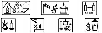 Bolsius Jezus-1 lampion 3s 11 znicz 6 sztuk