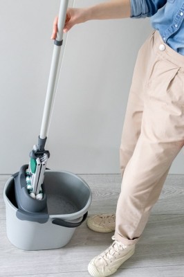 York ECO EGO mop płaski i wiadro z wyciskaczem CIRCULAR POWER 1 komplet