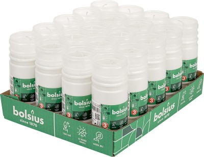 Bolsius wkład parafinowy RP3 zgrzewka 20 sztuk (68h)