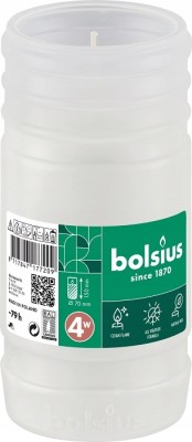 Bolsius wkład parafinowy do zniczy RP4W zgrzewka 12 sztuk (79h)
