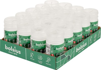 Bolsius wkład parafinowy RP2 zgrzewka 20 sztuk (45h)