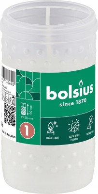 Bolsius wkład parafinowy do zniczy RP1 zgrzewka 35 sztuk (20h)