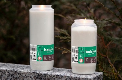 Bolsius wkład olejowy do zniczy  RC7 zgrzewka 15 sztuk (140h)