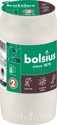 Bolsius wkład olejowy do zniczy RC2 zgrzewka 30 sztuk (40h)
