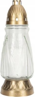 Bispol 4057 bezbarwny znicz szklany 5 sztuk