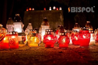 Bispol znicz 3038 czerwony 30 godzin 5 szt.