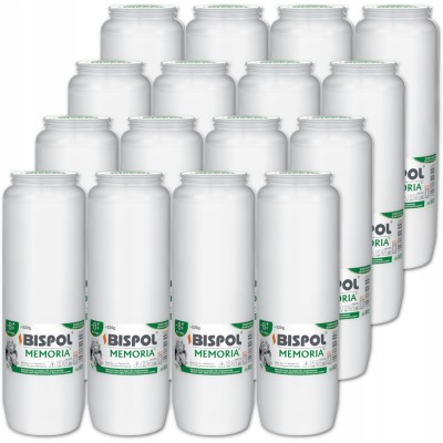 Bispol olejowy biały wkład w08 [8 dni] tacka 16 sztuk