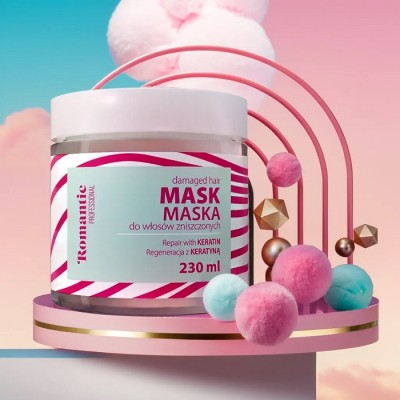 Romantic Professional Keratin regenerująca maska do włosów 230ml