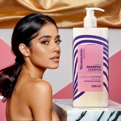 Romantic Professional Silk wzmacniający szampon do włosów 500ml