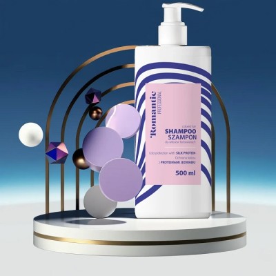 Romantic Professional Silk wzmacniający szampon do włosów 500ml