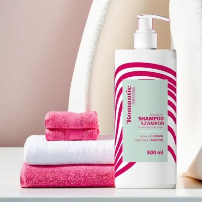 Romantic Professional Keratin regenerujący szampon do włosów 500ml