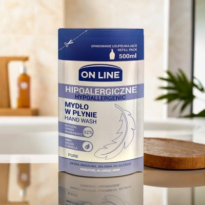 On Line Pure hipoalergiczne mydło w płynie zapas 500ml
