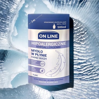 On Line Pure hipoalergiczne mydło w płynie zapas 500ml
