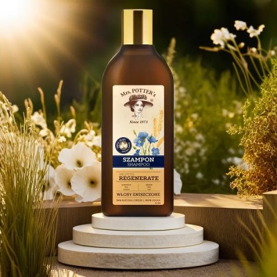 Mrs. Potter's potrójna moc ziaren szampon do włosów zniszczonych 390ml