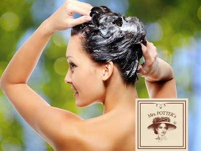 Mrs. Potter's potrójna moc ziaren szampon do włosów zniszczonych 390ml