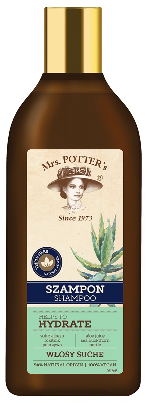 Mrs. Potter's potrójna moc ziół szampon do włosów suchych 390ml