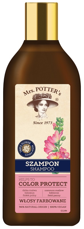 Mrs. Potter's potrójna moc kwiatów szampon do włosów farbowanych 390ml