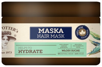 Mrs. Potter's potrójna moc ziół maska do włosów suchych 230ml