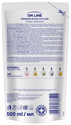 On Line Magnolia i Lotos z probiotykami mydło w płynie zapas 500ml