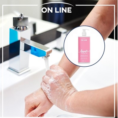On Line Emocje Love mydło do rąk w płynie 390ml