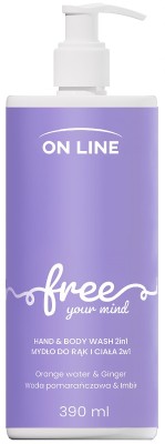 On Line Emocje Free mydło do rąk w płynie 390ml