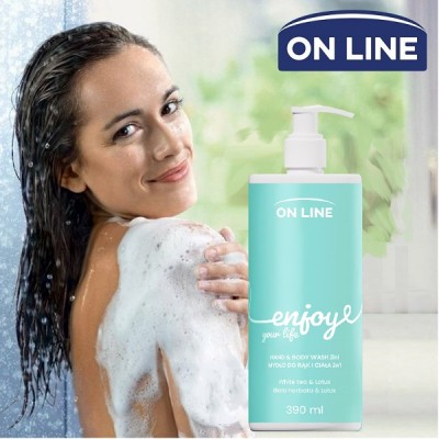 On Line Emocje Enjoy mydło do rąk w płynie 390ml