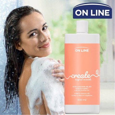 On Line Emocje Create żel i płyn do kąpieli 900ml