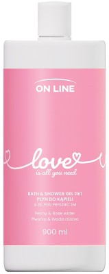 On Line Emocje Love żel i płyn do kąpieli 900ml