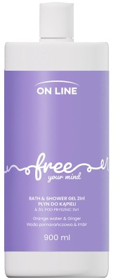 On Line Emocje Free żel i płyn do kąpieli 900ml