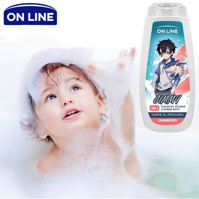 On Line Kids Jimmy 3w1 szampon żel i płyn do kąpieli 400ml
